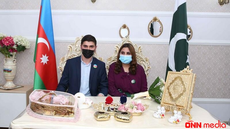 Azərbaycanlı gənc pakistanlı xanımla evləndi - Rektor nikahda iştirak etdi