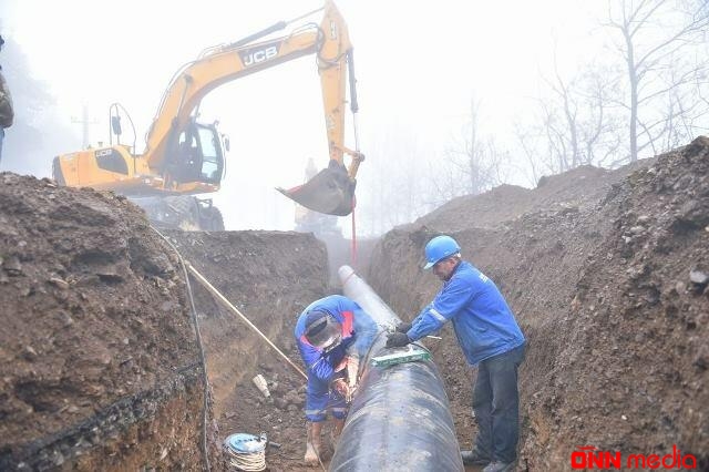 Şuşaya yeni su kəmərinin tikintisinə başlanıldı