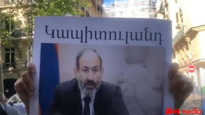 Paşinyan Fransada TƏHQİR EDİLDİ - VİDEO