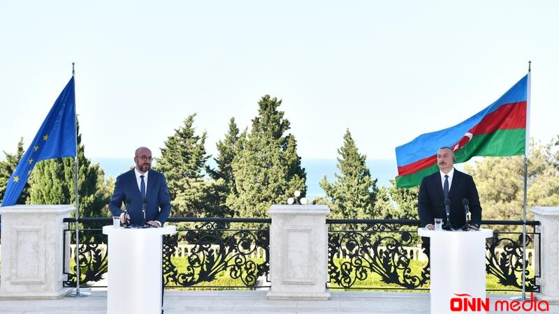 İlham Əliyev və Şarl Mişel birgə mətbuat konfransı keçirdi  (YENİLƏNDİ)
