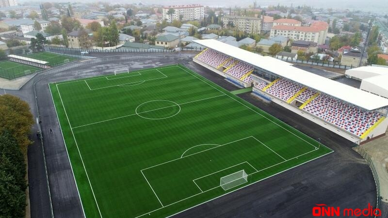 Şamaxı şəhər stadionunun açılışı oldu