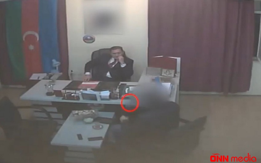 Ramil Şükürovun pul aldığı anın görüntüləri - VİDEO