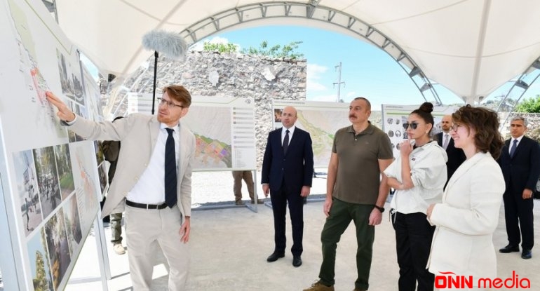 İlham Əliyevə Zəngilanın Baş planı təqdim edildi