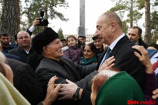 Prezident Zəngilan sakinləri ilə görüşdü
