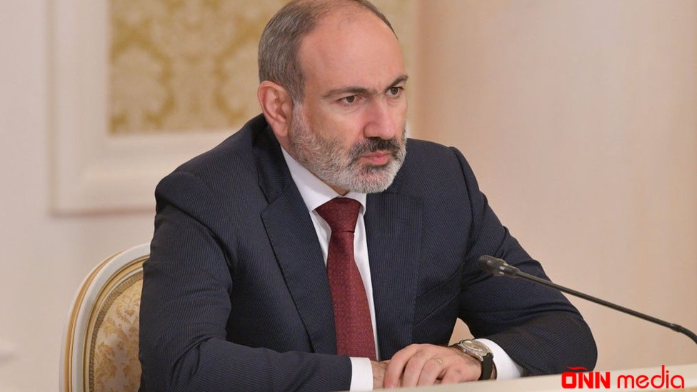 Paşinyan törətdikləri təxribatla bağlı tvit paylaşıb