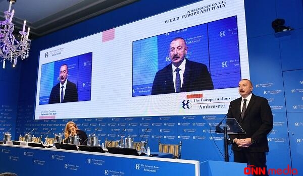 İlham Əliyev Zəngəzur dəhlizindən danışdı