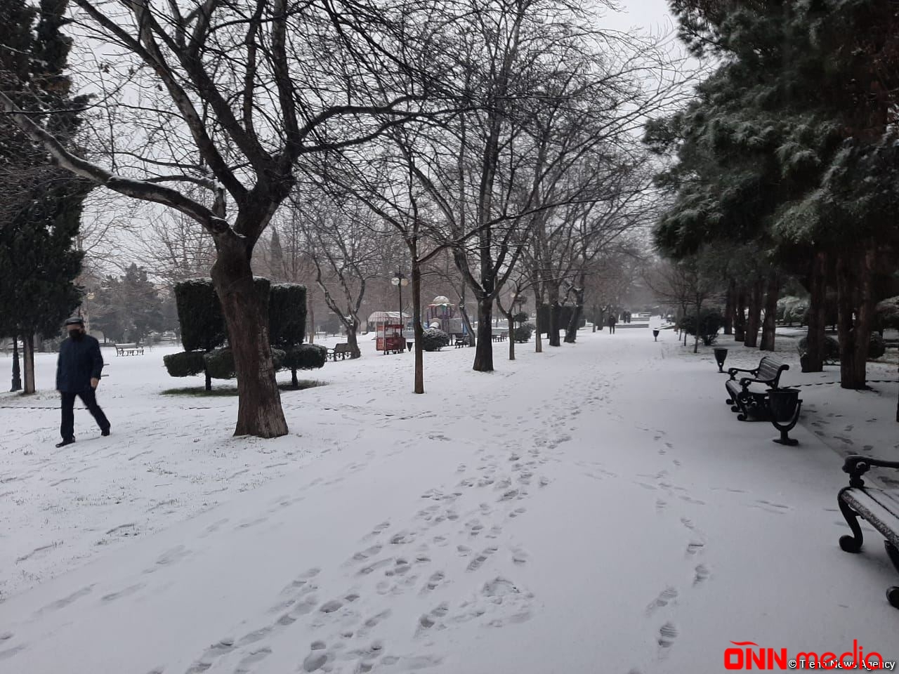 Azərbaycana qar yağdı