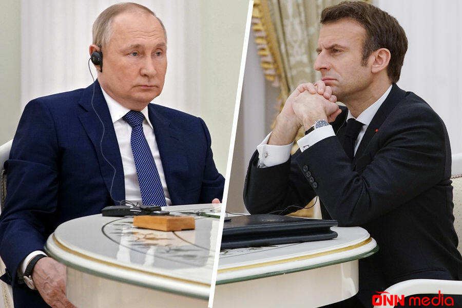 Putindən Makrona "şillə kimi" cavab
