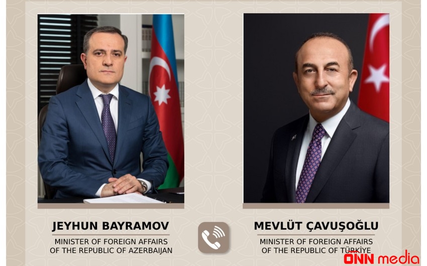 Bayramov və Çavuşoğlu arasında telefon danışığı olub