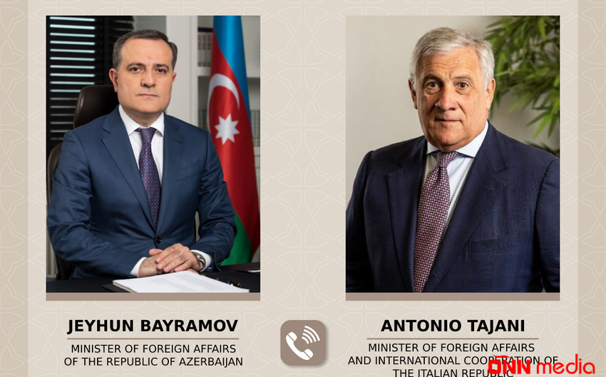 Bayramovla italiyalı həmkarı arasında telefon danışığı olub