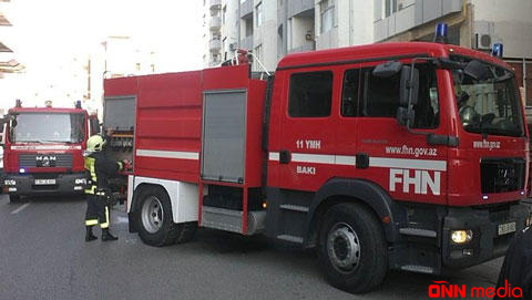 Bakıda yenidən yanğın olub