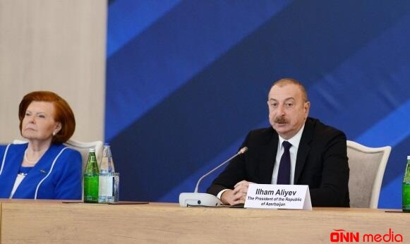 İlham Əliyev Bakı Forumunda çıxış edib- TAM MƏTN