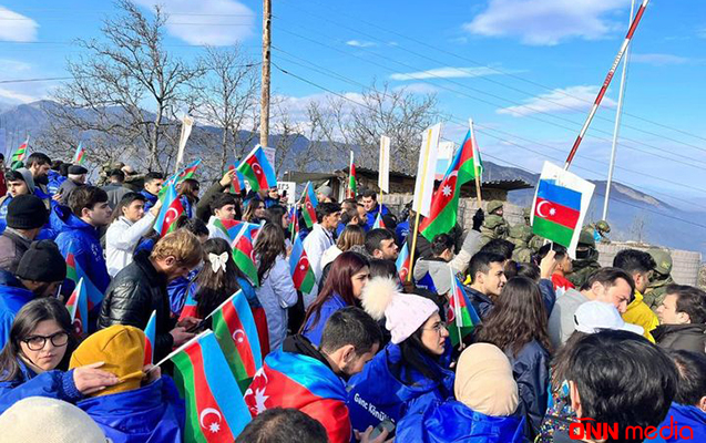 Laçın yolunda aksiya davam edir