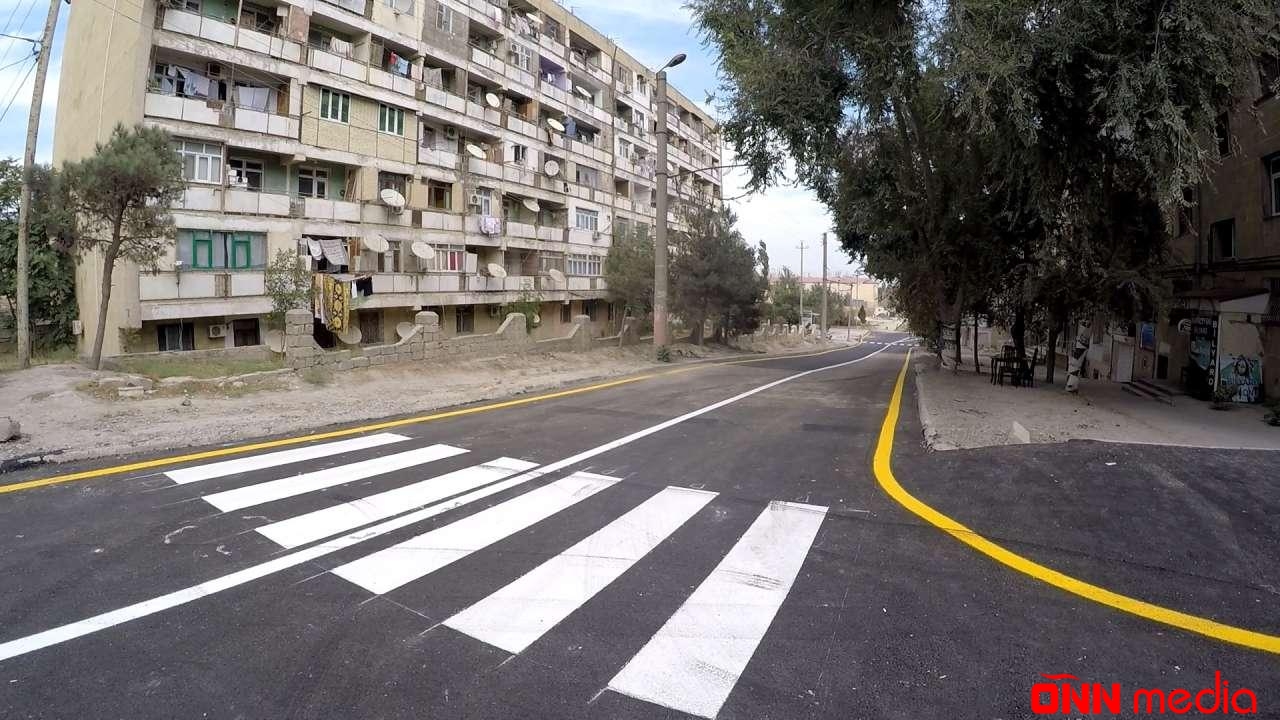 Bakıda bu küçənin bir hissəsi təmir edildi