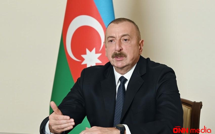 "Bu gün Ermənistanda revanşist qüvvələr baş qaldırmaqdadır, ölkəmizə qarşı ərazi iddiaları davam edir"-İlham Əliyev
