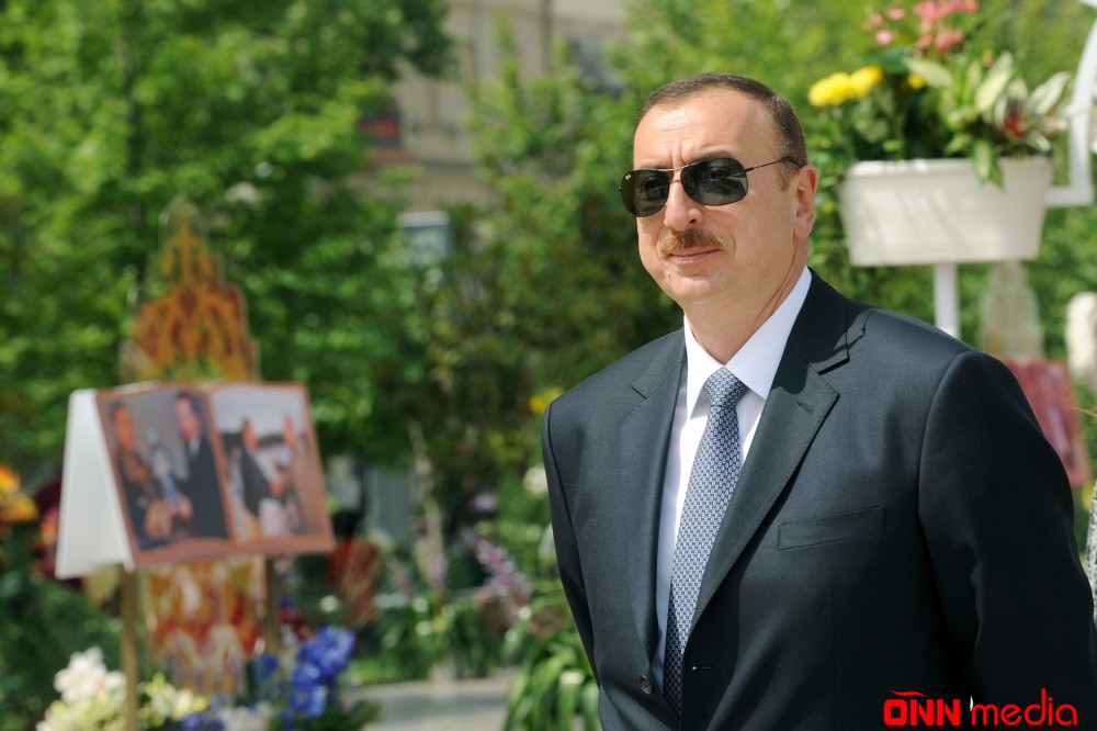 İlham Əliyev Qazaxa getdi