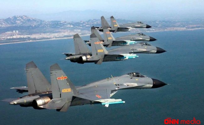 Çin təyyarələri Tayvana yaxınlaşdı