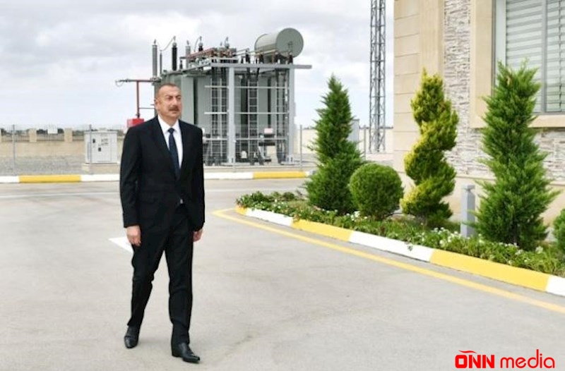 İlham Əliyev Şəmkirə getdi