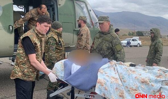 İrəvandan göndərilən helikopter Xankəndiyə endi
