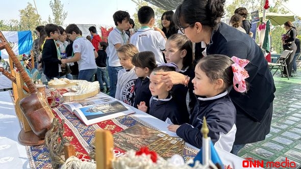 Meksikalı məktəblilər Azərbaycan mədəniyyəti ilə tanış olublar