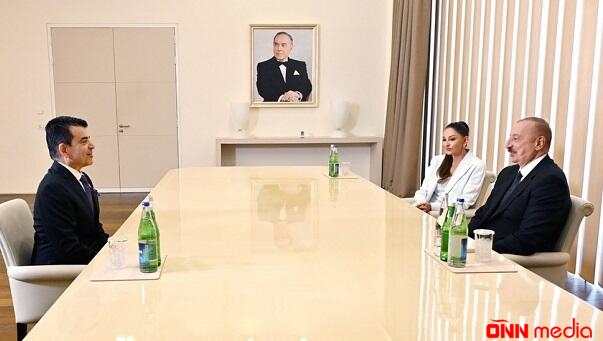 Prezident və xanımı İCESKO-nun baş direktoru ilə görüşdü