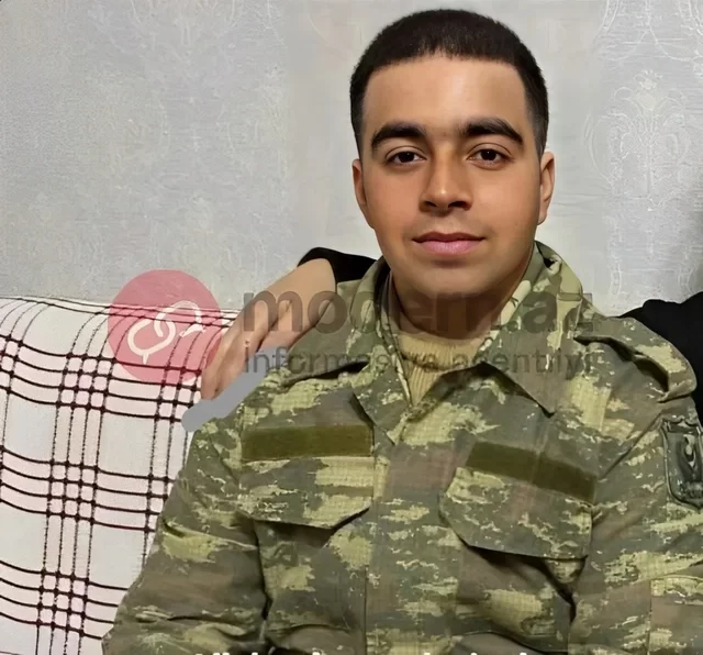 İntihar edən hərbiçimizi fotosu