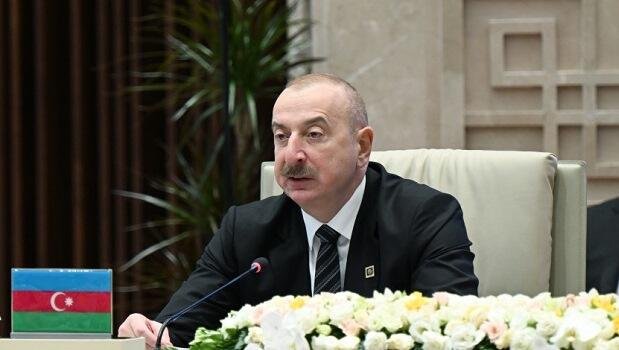 Əliyev Bişkekdə mühüm tədbirdə çıxış etdi