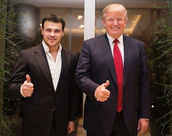 Emin Ağalarovdan Trampla bağlı paylaşım