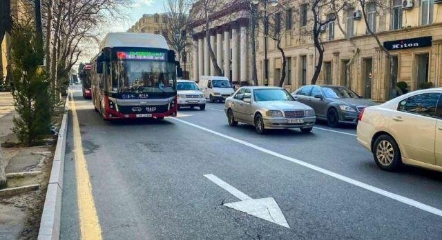 Avtobus zolağı: bu yollarda qadağa yumşaldıldı