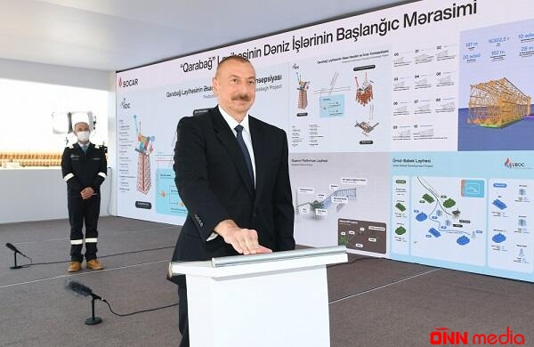 İlham Əliyev Neftçalaya səfər edib