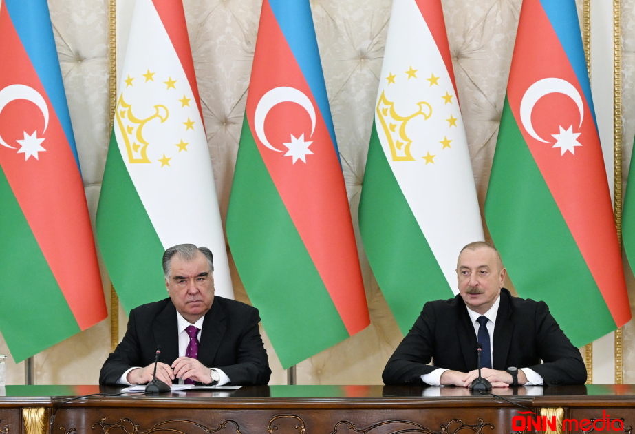 İlham Əliyev: "Azərbaycanla Tacikistanın dövlətlərarası münasibətləri bu gün ən yüksək səviyyəyə çatıb"