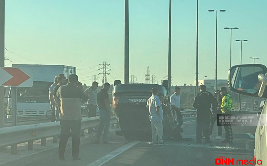 Bakıda ağır yol qəzası baş verib