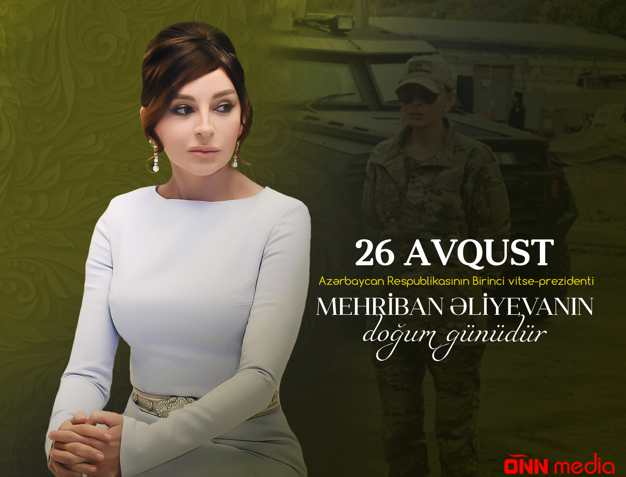 Mehriban Əliyevanın doğum günüdür