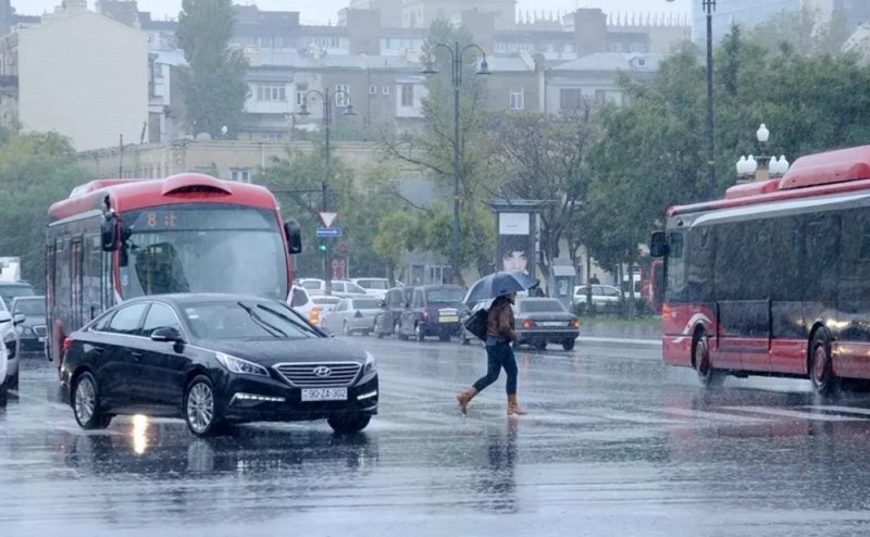 Bakıda intensiv yağış yağacaq - XƏBƏRDARLIQ
