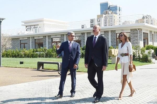 İlham Əliyev Bakıda parkın açılışında iştirak etdi