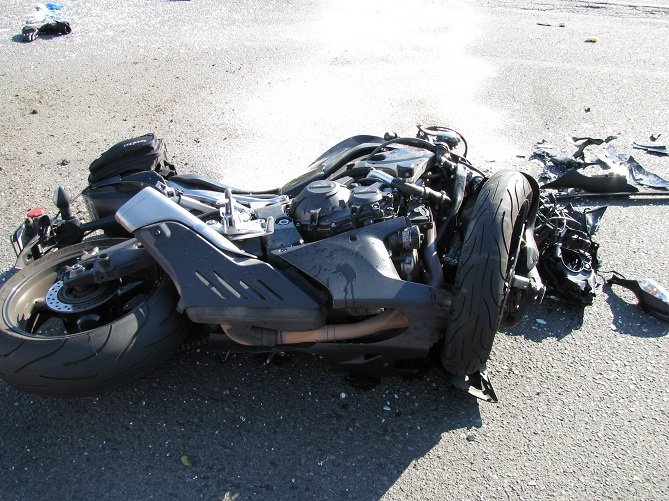 Bakıda motosiklet qəza törədib
