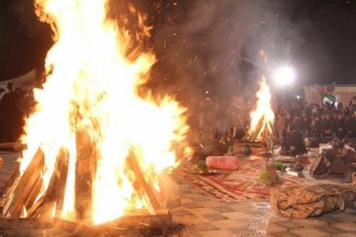 Bakıda 6 uşaq tonqala düşdü