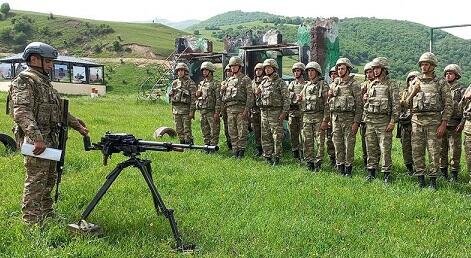 Hərbi vəzifəlilərə nəzəri və praktiki məşğələlər keçirildi