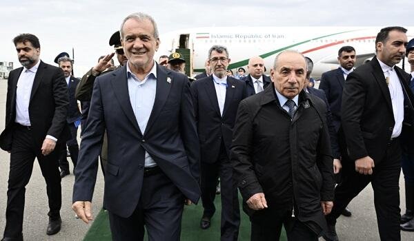 Pezeşkian Azərbaycandadır