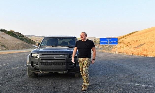 İlham Əliyev Ağdamda səfərdədir