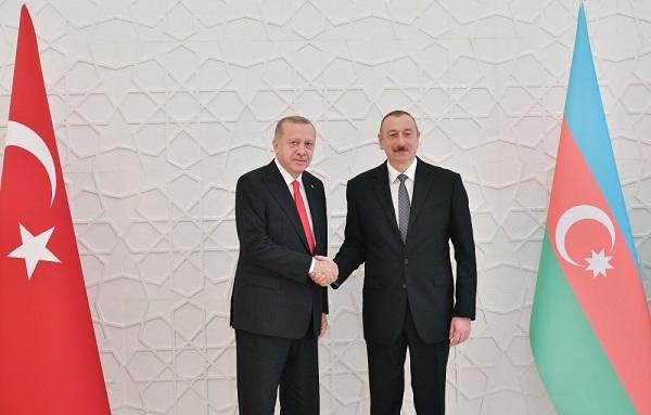 Ərdoğan və Əliyev arasında təkbətək görüş başladı