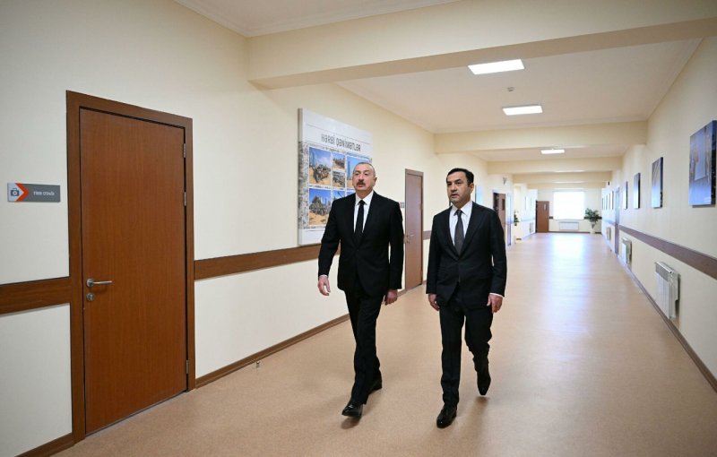 İlham Əliyev İsmayıllıda səfərdədir