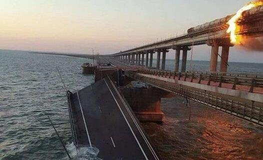 Krım körpüsü yenə partladıldı