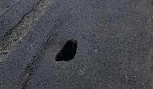 Bakıda daha bir yol çökdü