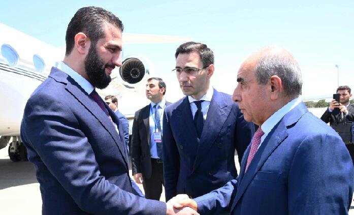 Suriya prezidenti Azərbaycana səfərə gəldi