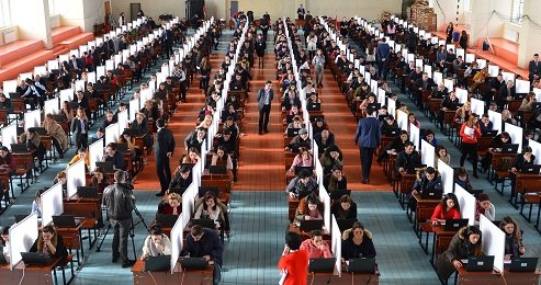 Taksi sürücüləri üçün imtahan keçirildi