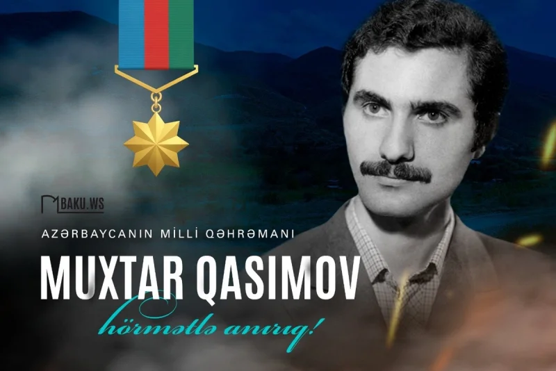 Milli Qəhrəman Muxtar Qasımovun şəhidliyindən 34 il ötür