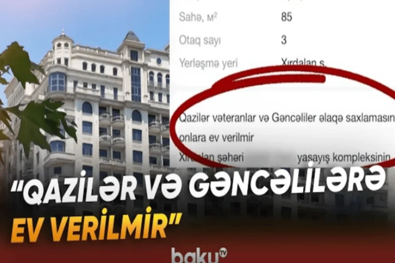 Kirayə mənzil elanındakı ayrı-seçkilik sakinlərin narazılığına səbəb oldu