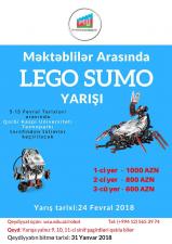 Məktəblilər arasında LEGO Sumo robototexnika olimpiadası BAŞLAYIR