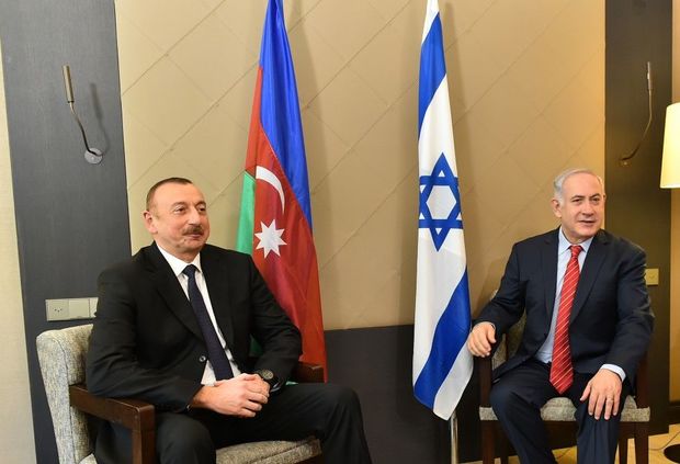 İlham Əliyev Davosda Netanyahu ilə görüşdü